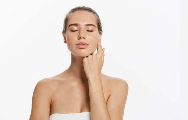 Cosmetic surgery beauty girl